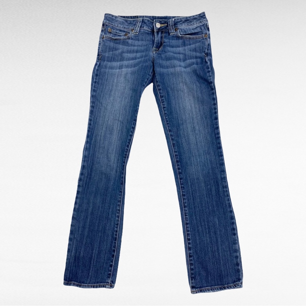 Lucky Brand | Lola Blue Wash Straight Run Stitch Jeans